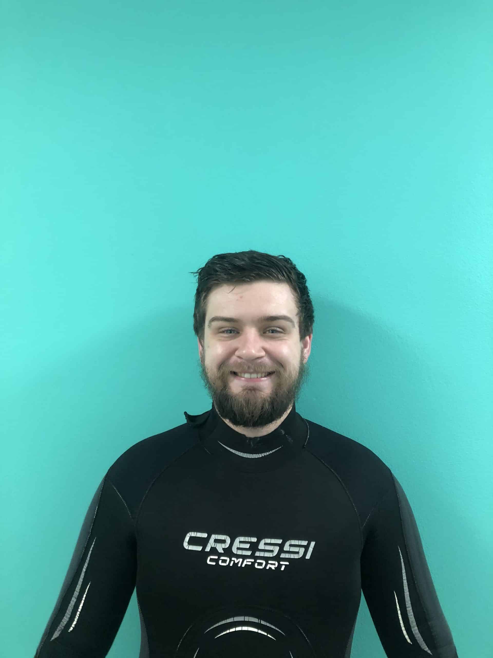 Member of the Blue Planet Dive Team